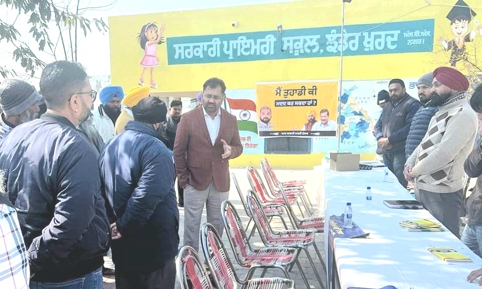 SDM Banga conducted a surprise check of the camp set up at village Jhander Khurd
